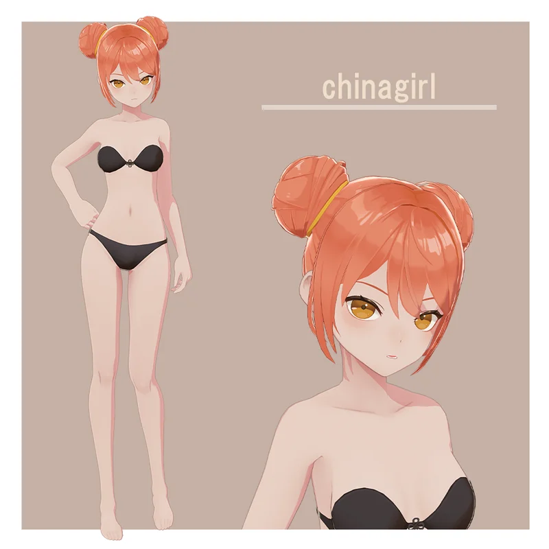 Базовая 3D-модель Chinagirl