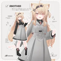 Оригинальная 3D-модель Eku для VRChat