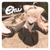 Оригинальная 3D-модель Eku для VRChat
