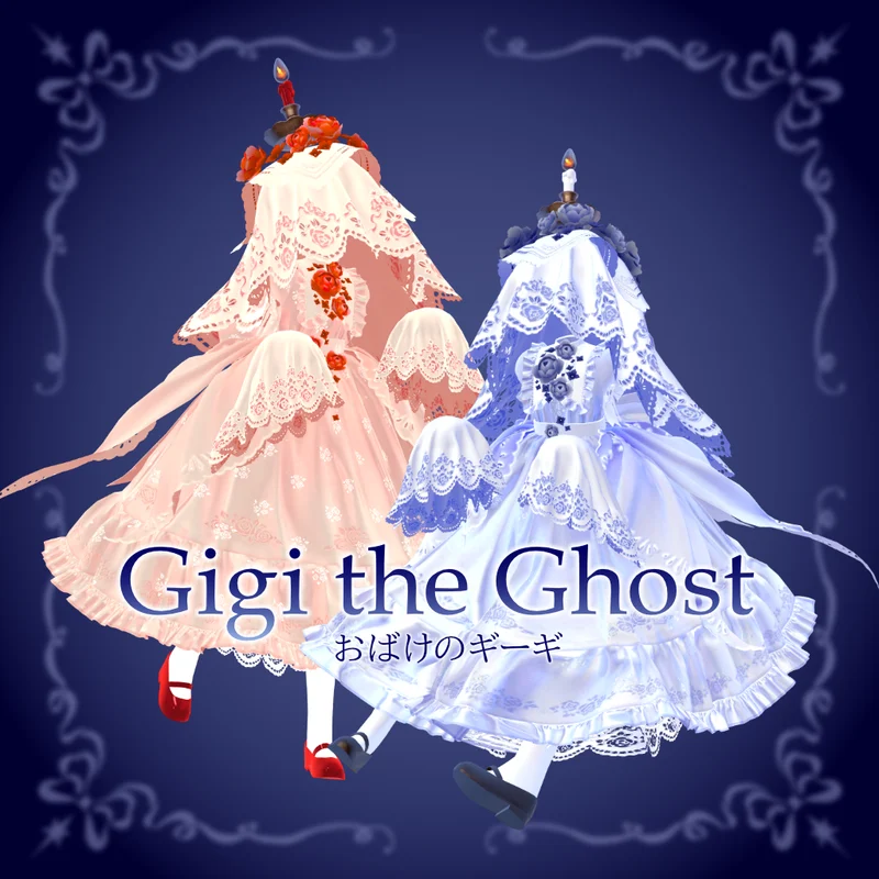 3D-модель Gigi the Ghost для VRChat