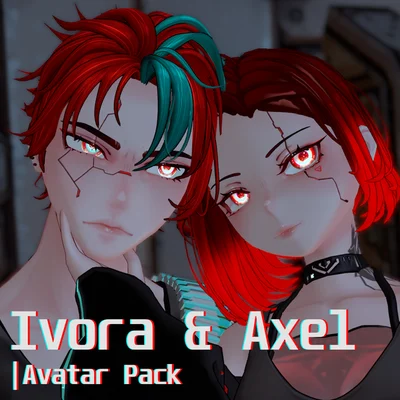 Комплект аватаров Ivora и Axel для VRChat