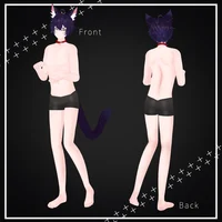 Оригинальный 3D-аватар Kaoru для VRChat