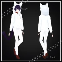 Оригинальный 3D-аватар Kaoru для VRChat