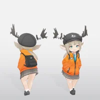 3D-модель KRONOS CHIBI для VRChat, VRM и Quest