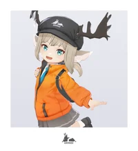 3D-модель KRONOS CHIBI для VRChat, VRM и Quest