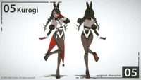3D-модель персонажа Kurogi