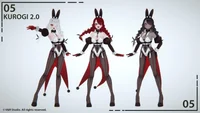 3D-модель персонажа Kurogi