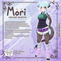 3D-модель Mori для VRChat