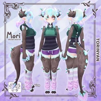 3D-модель Mori для VRChat