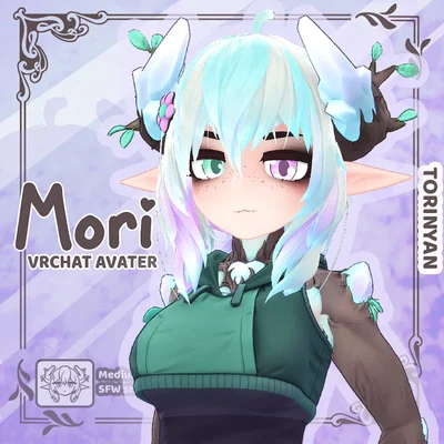 3D-модель Mori для VRChat
