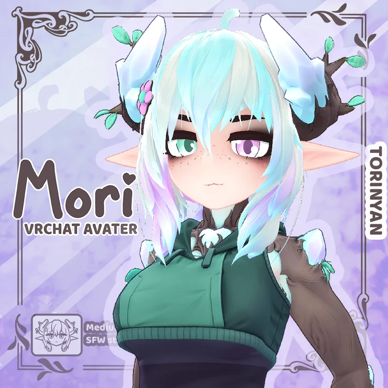 3D-модель Mori для VRChat