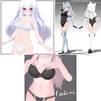 Набор оригинальных 3D-моделей INABA, Shiina и Kosame