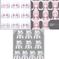 Набор оригинальных 3D-моделей INABA, Shiina и Kosame