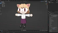 Аватар Neco-Arc VRChat Port v2