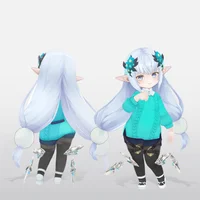 Notia CHIBI ver1.01 — 3D-модель для VRChat, VRM и Quest