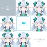 Notia CHIBI ver1.01 — 3D-модель для VRChat, VRM и Quest