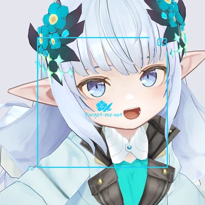 Notia CHIBI ver1.01 — 3D-модель для VRChat, VRM и Quest