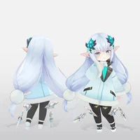 Notia CHIBI ver1.01 — 3D-модель для VRChat, VRM и Quest