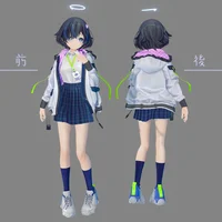 Оригинальная 3D-модель Bishonure no Shizuku-san для VRChat