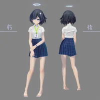 Оригинальная 3D-модель Bishonure no Shizuku-san для VRChat