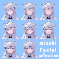 Оригинальная 3D-модель Mizuki с интерактивным меню