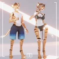 [Original 3D Model] WILDCAT VRChat Bases + Avatars || PC + Quest
