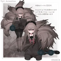 Оригинальная 3D-модель девятихвостой лисы Kaguya