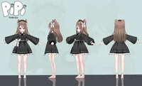 Pipi — оригинальная 3D-модель девочки-кошки