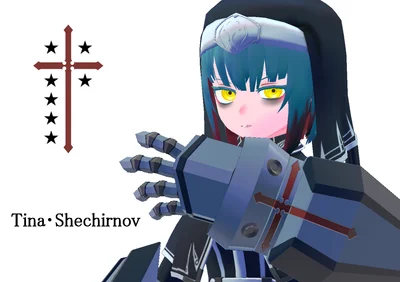 3D-модель боевой монахини Tina Shechirnov Ver.2.0