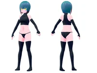 3D-модель боевой монахини Tina Shechirnov Ver.2.0