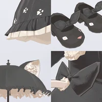 Undone Kittens CHIBI 3D-модель для VRChat, VRM и Quest