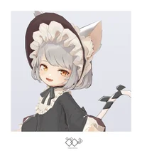 Undone Kittens CHIBI 3D-модель для VRChat, VRM и Quest