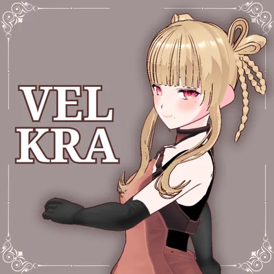 3D-модель Velkra для VRoid и VTuber