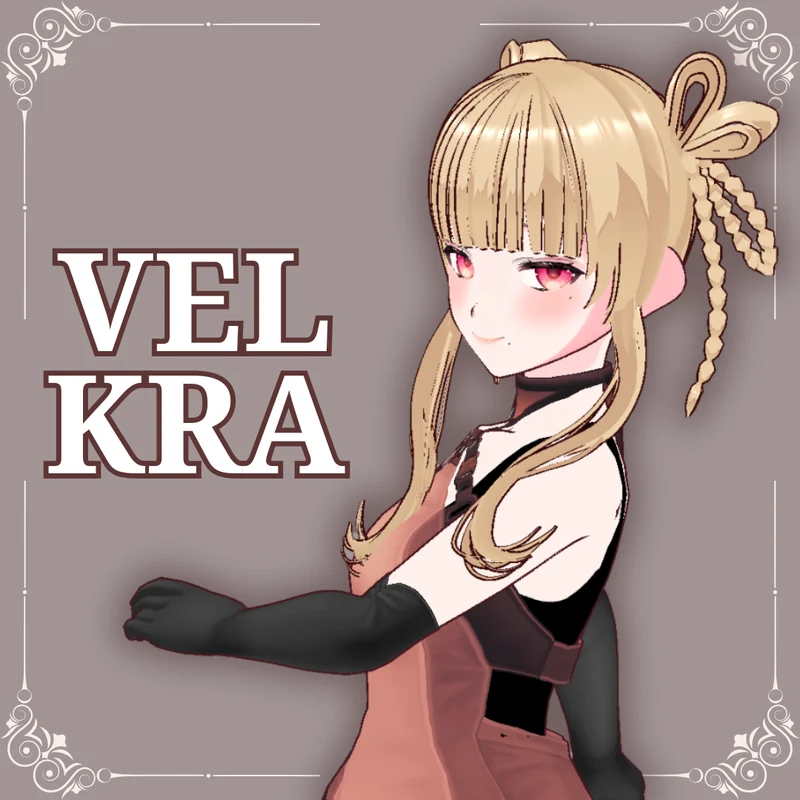 3D-модель Velkra для VRoid и VTuber