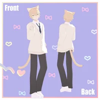 Yuzuki-kun — оригинальный 3D-аватар кошачьего парня