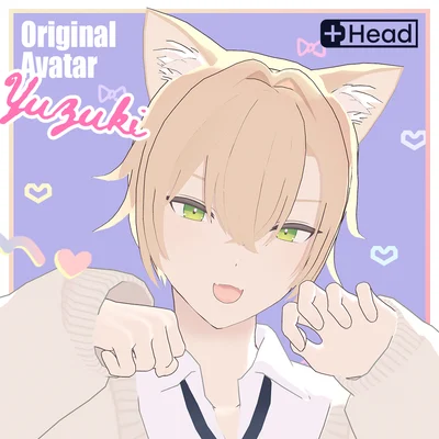 Yuzuki-kun — оригинальный 3D-аватар кошачьего парня