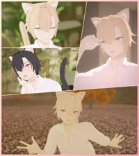 Yuzuki-kun — оригинальный 3D-аватар кошачьего парня